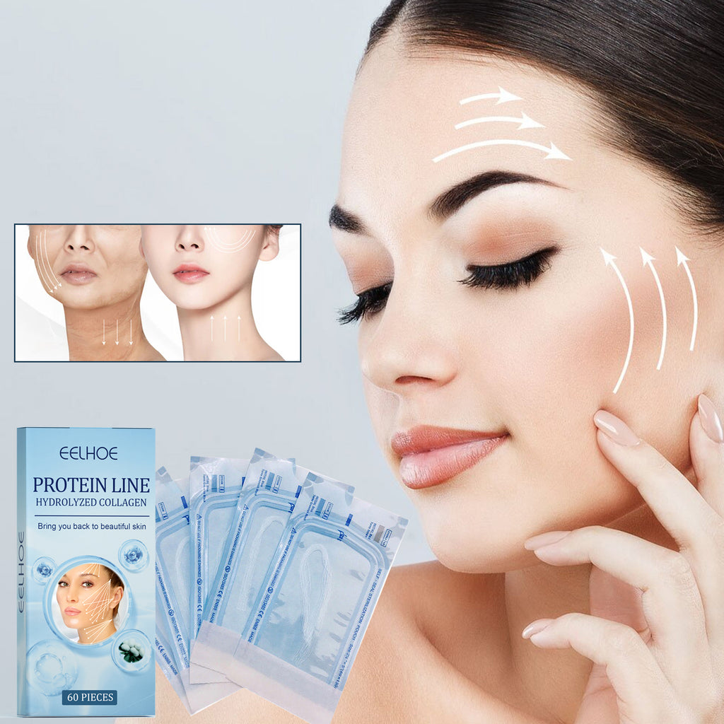 EELHOE Protein Ascending Line, Skin Lift Anti-Wrinkle V Face Lift Relaxes Facial Contours And Moisturize Line