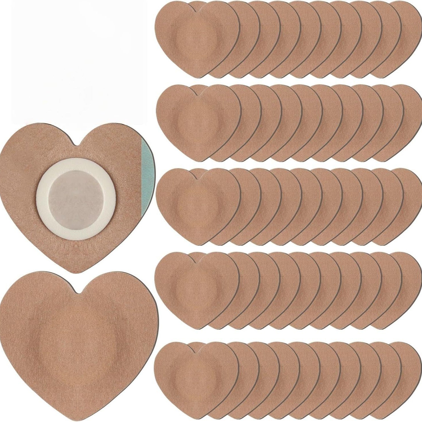 20pcs  Cotton Castor Oil Patch for Abdomen - Disposable Self-Adhesive Pad for Weight Loss and Tummy Slimming