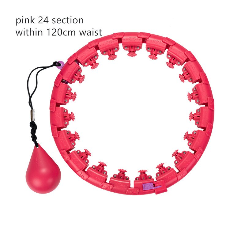 Sports Hoops Yoga Home Fitness Smart Hoops Circle Not Drop Adjustable Waist Training Ring Belly Trainer Abdominal Weight loss