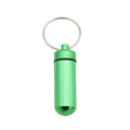 New Portable WaterProof Mini Aluminum Pill Case Keychain Tablet Storage Box Bottle Case Holder High Quality