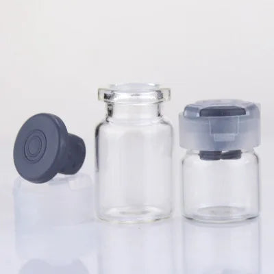 20pcs 3ml 5ml 10ml Portable Glass Perfume Bottle Empty Essential Oils Case Liquid Medicine Bottle glass vial with flip off cap
