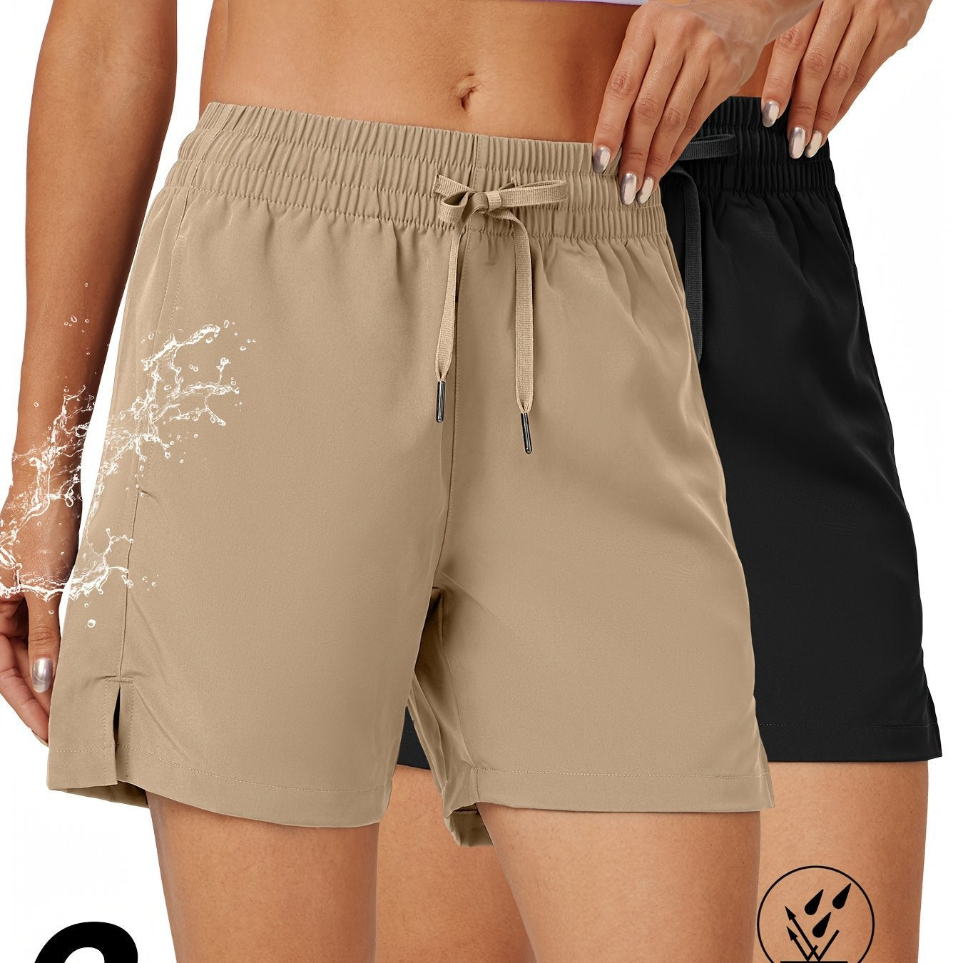 Quick Dry Womens Athletic Shorts 2 Pack 5 Quick-Drying Women's Sports Shorts