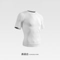 Summer Professional Fitness Wear Seamless Short-Sleeved Sports Men's Running Training Compression Tight-Fitting Outdoor Tops Quick-Drying T-Shirts