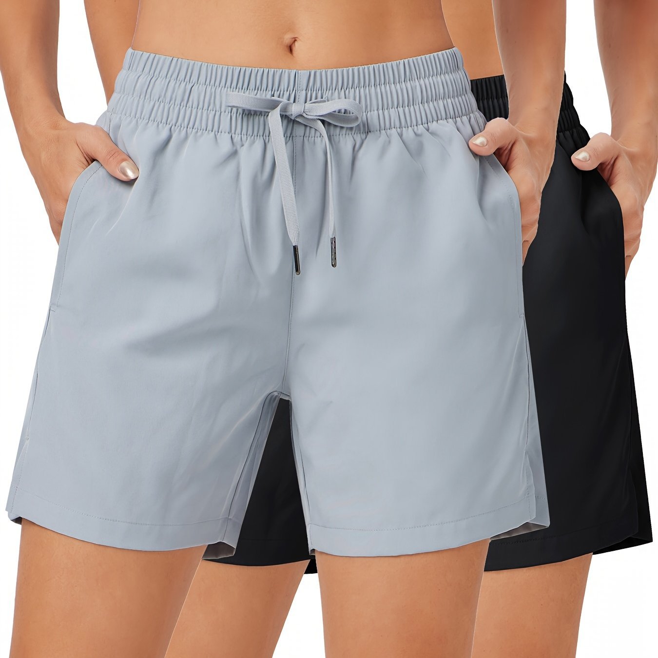 Quick Dry Womens Athletic Shorts 2 Pack 5 Quick-Drying Women's Sports Shorts