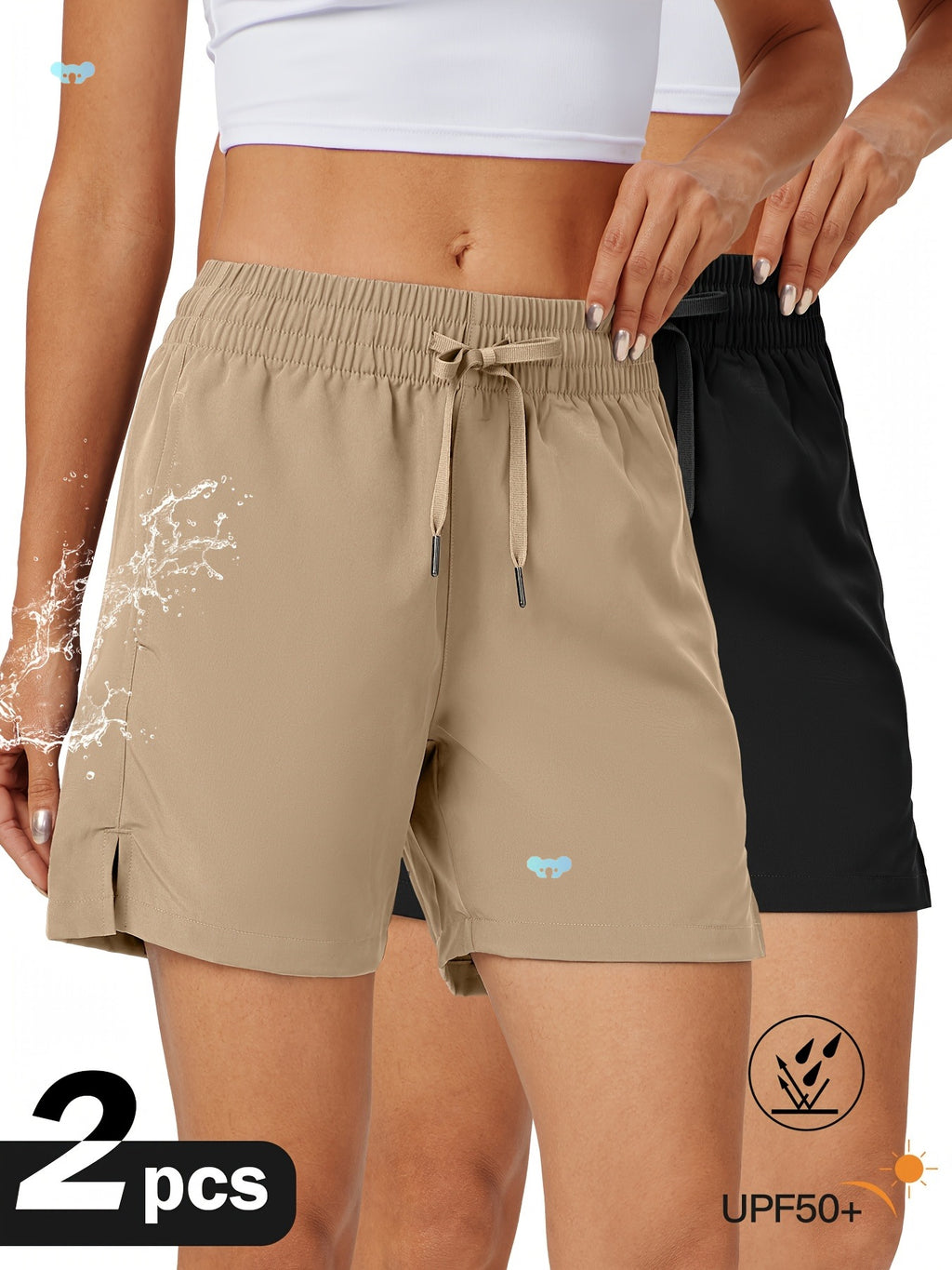 Quick Dry Womens Athletic Shorts 2 Pack 5 Quick-Drying Women's Sports Shorts