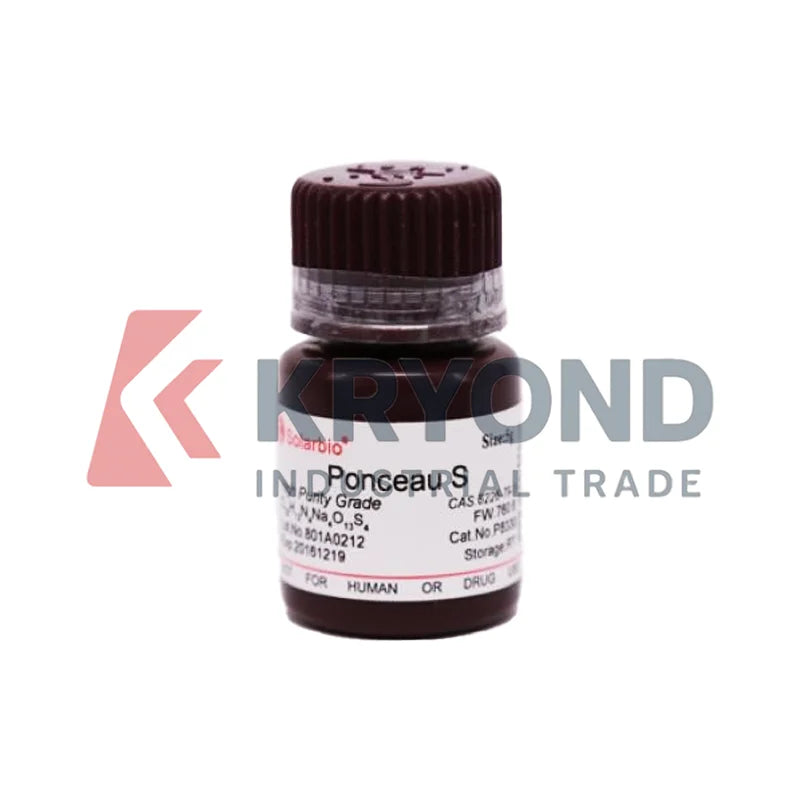 SOLARBIO PONCEAU S Ponceau Red Powder for Protein Staining and Visualization in Laboratory Applications Original Product
