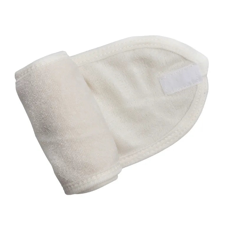 1 PC Makeup Hairband Eyelashes Extension Spa Facial Headband Makeup Wrap Head Terry Cloth Headband Stretch Towel with Magic Tape