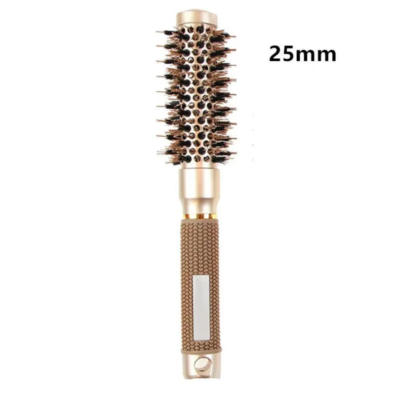 Professional 4PCS Round Hair Brush Hairdressing Curling Hair Brushes Ceramic Barrel Comb For Blow Dry Salon Styling Tools