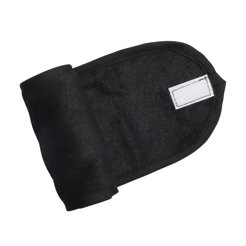 1 PC Makeup Hairband Eyelashes Extension Spa Facial Headband Makeup Wrap Head Terry Cloth Headband Stretch Towel with Magic Tape