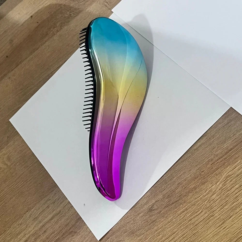 Solid Magic Detangling Comb Head Massage Hair Brush Tangle Detangle Air Cushion Hairbrush Anti-static Combs Barber Styling Tools