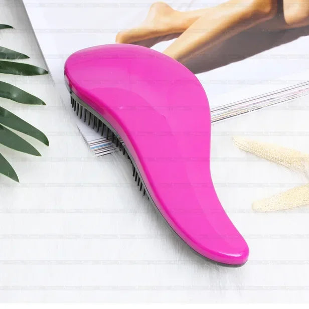 Solid Magic Detangling Comb Head Massage Hair Brush Tangle Detangle Air Cushion Hairbrush Anti-static Combs Barber Styling Tools