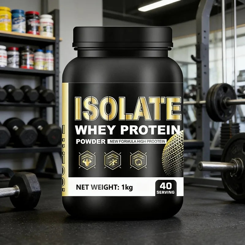 Whey Protein Isolate Powder Low Carb, Low Calorie Fast Mixing, Protein Powder Non-GMO, Gluten Free 1000g 40 Servings