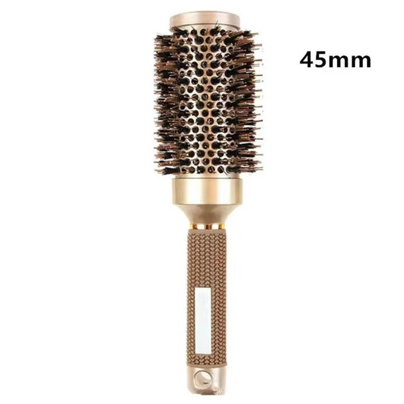 Professional 4PCS Round Hair Brush Hairdressing Curling Hair Brushes Ceramic Barrel Comb For Blow Dry Salon Styling Tools