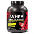 Strawberry Whey Protein Powder for Workout and Muscle Support, Daily Protein Nutrition for Active Adults, Sports Formula, 1kg