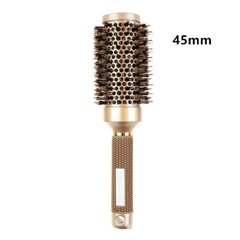 Professional 4PCS Round Hair Brush Hairdressing Curling Hair Brushes Ceramic Barrel Comb For Blow Dry Salon Styling Tools