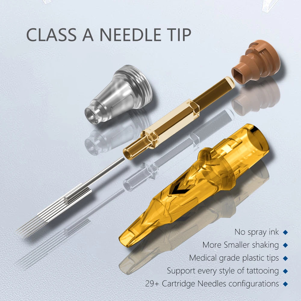 Ambition Glory RL RM M1 RS 20pcs Mixed Sizes Tattoo Cartridge Needles Supply for Tattoo Machine SMP Permanent Makeup Sterilized