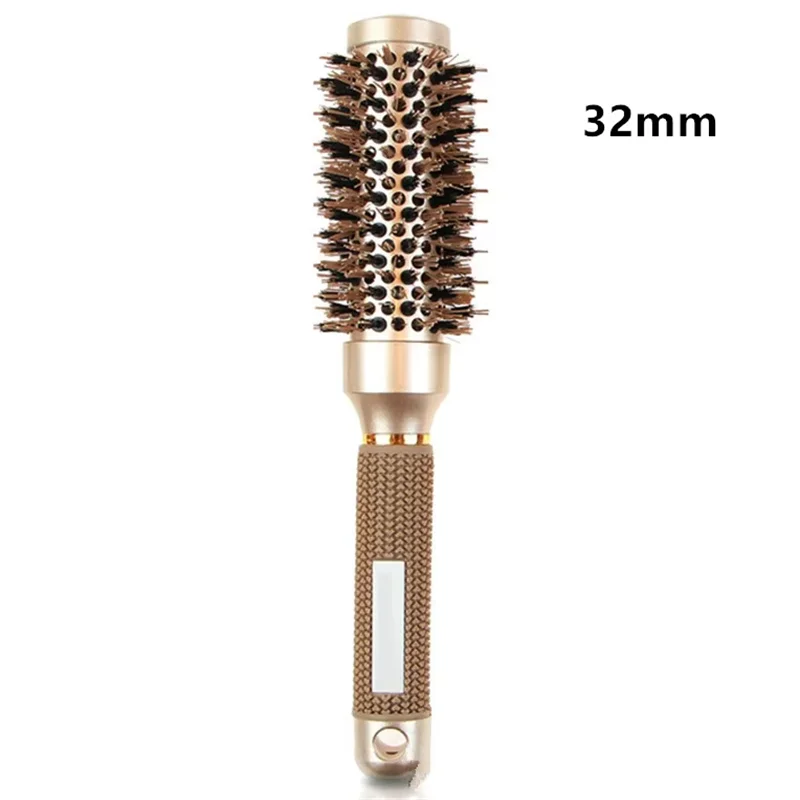 Professional 4PCS Round Hair Brush Hairdressing Curling Hair Brushes Ceramic Barrel Comb For Blow Dry Salon Styling Tools