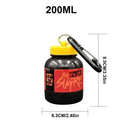 100/200ml Portable Protein Powder Supplement Container Lightweight Leakproof Storage Bottle