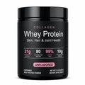 Whey Protein Powder Unflavored Muscle Recovery Joint Health Skin Hydration Grass-Fed Collagen Daily Nutrition Support