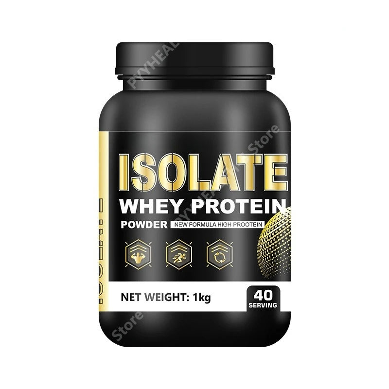 Whey Protein Isolate Powder Low Carb, Low Calorie Fast Mixing, Protein Powder Non-GMO, Gluten Free 1000g 40 Servings