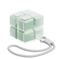 1PC Creative Magic Cube 8-Grid Medicine Storage Box, Sealed Moistureproof with Hanging Rope Travel Essential