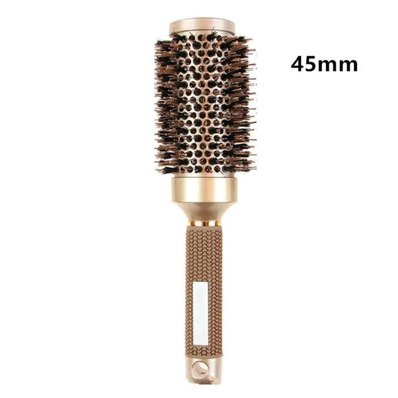 Professional 4PCS Round Hair Brush Hairdressing Curling Hair Brushes Ceramic Barrel Comb For Blow Dry Salon Styling Tools