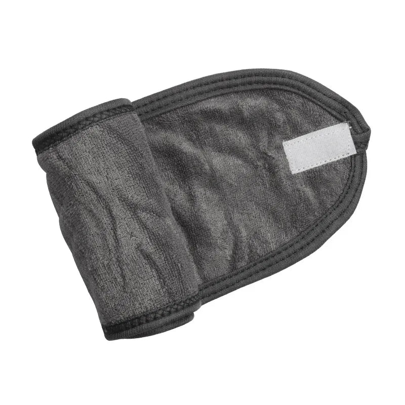 1 PC Makeup Hairband Eyelashes Extension Spa Facial Headband Makeup Wrap Head Terry Cloth Headband Stretch Towel with Magic Tape