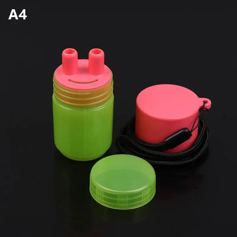 Portable Reusable Herbal Inhalant Nasal Suction Cap Bottle Accessory with Two Nostrils Sticks Inhaler Tubes for Aromatherapy
