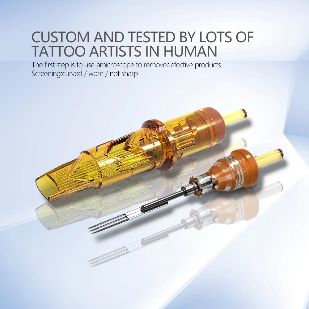 Ambition Glory RL RM M1 RS 20pcs Mixed Sizes Tattoo Cartridge Needles Supply for Tattoo Machine SMP Permanent Makeup Sterilized