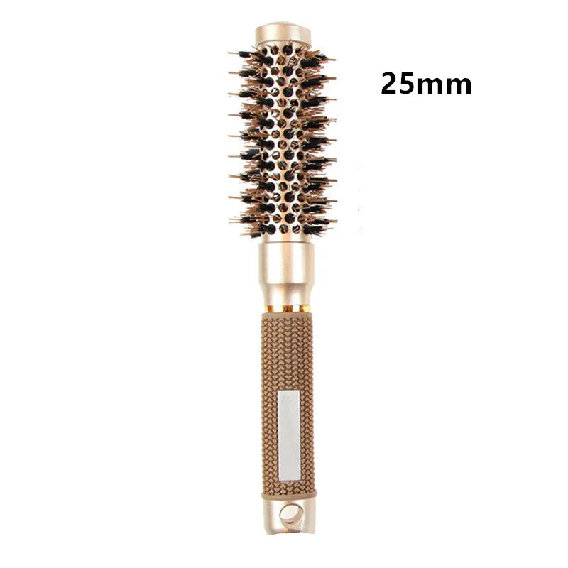 Professional 4PCS Round Hair Brush Hairdressing Curling Hair Brushes Ceramic Barrel Comb For Blow Dry Salon Styling Tools