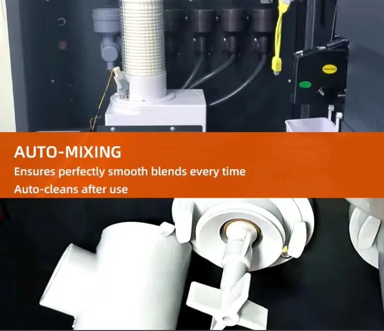 Protein Shake Vending Machine Fully Automatic Powder Mixing System Smart Screen Commercial Dispenser Self-Service Gym
